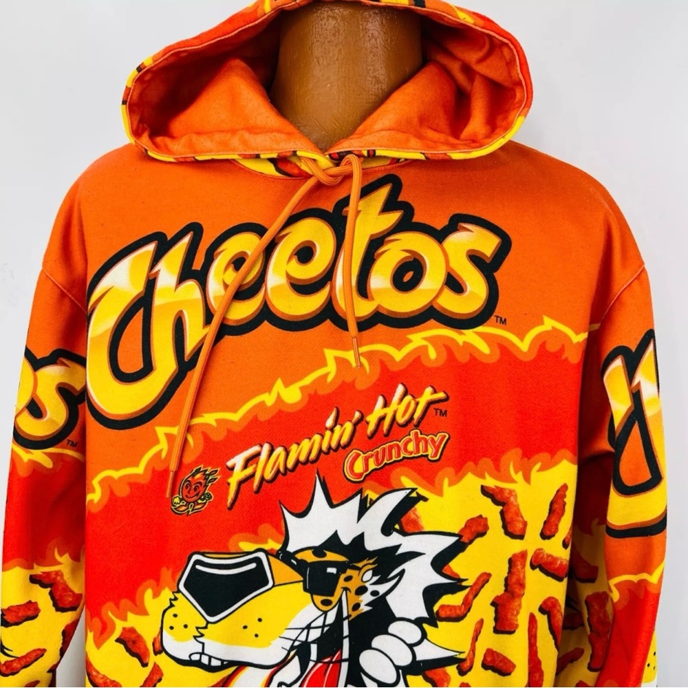 Flamin Hot Cheetos Chester Cheetah Large Hoodie